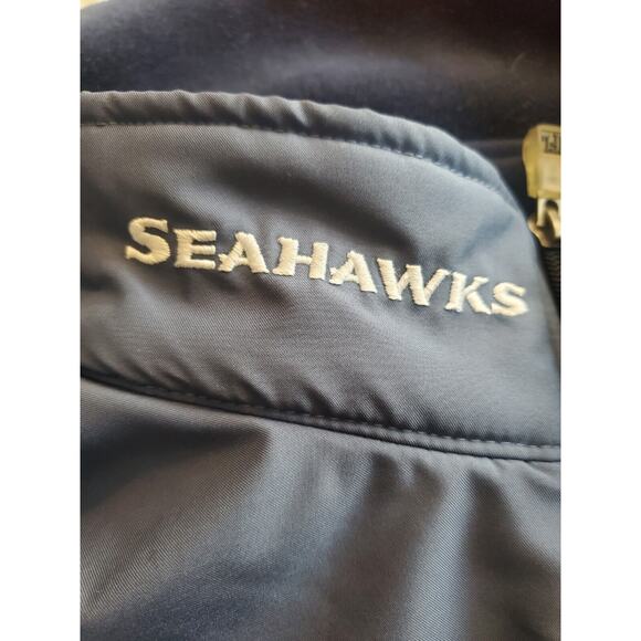 Seattle Seahawks NFL Team Apparel Full Zip Jacket Men’s L Blue - Picture 4 of 6
